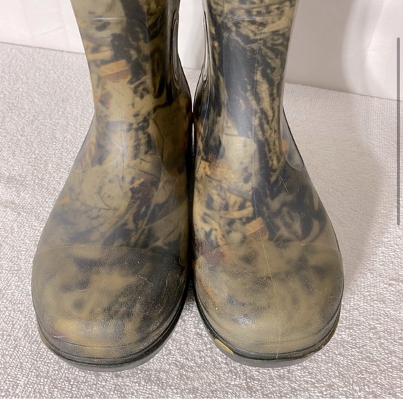 Men’s Woodlands Camo Rubber Boots Rain Boots 7 - Picture 3 of 15